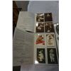 Image 8 : 2 ANTIQUE VICTORIAN POSTCARD BOOKS W/ 62 NEW POSTCARDS AND MUSIC PRINT