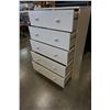 Image 2 : WHITE 6 DRAWER HIGH BOY DRESSER