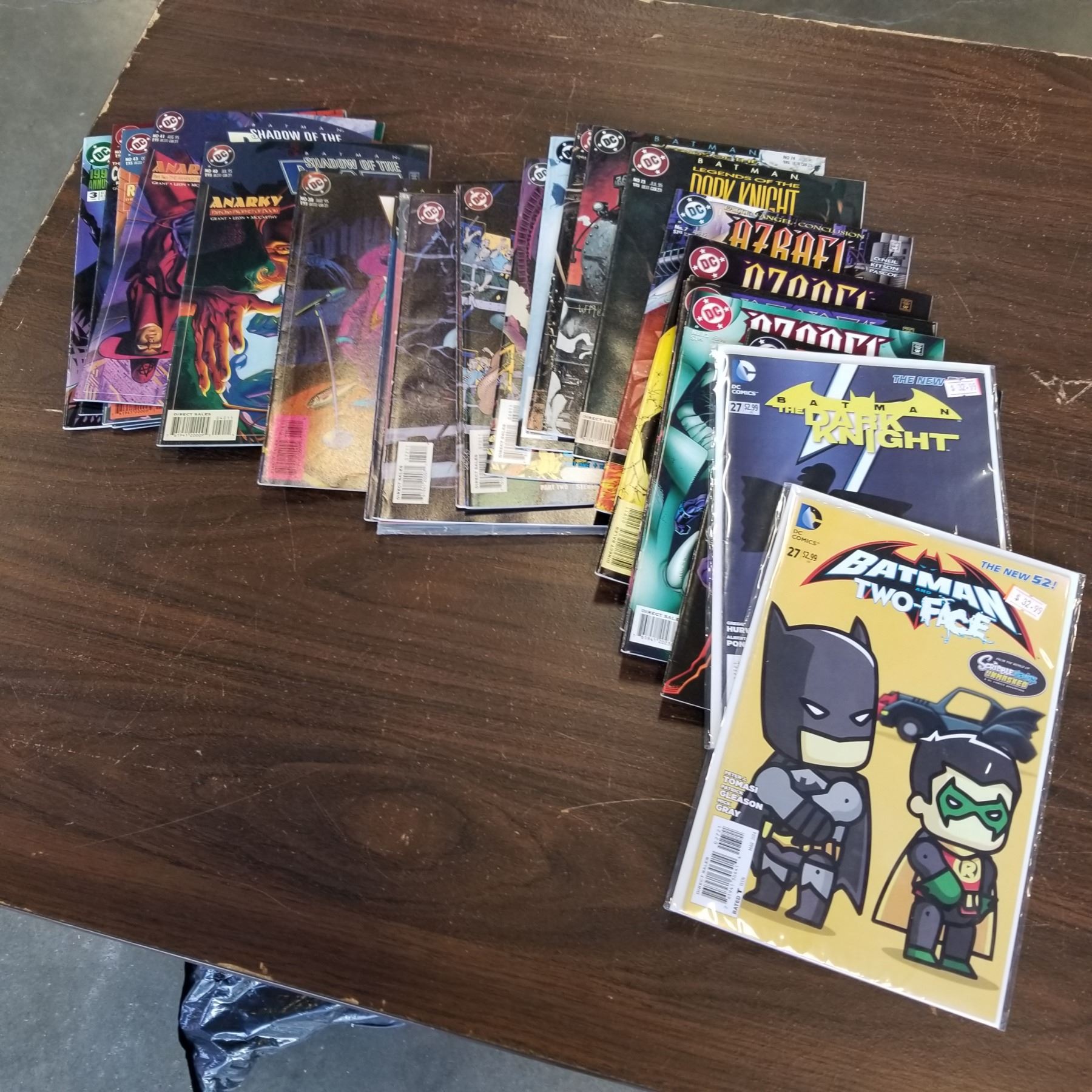 STACK OF BATMAN COMICS