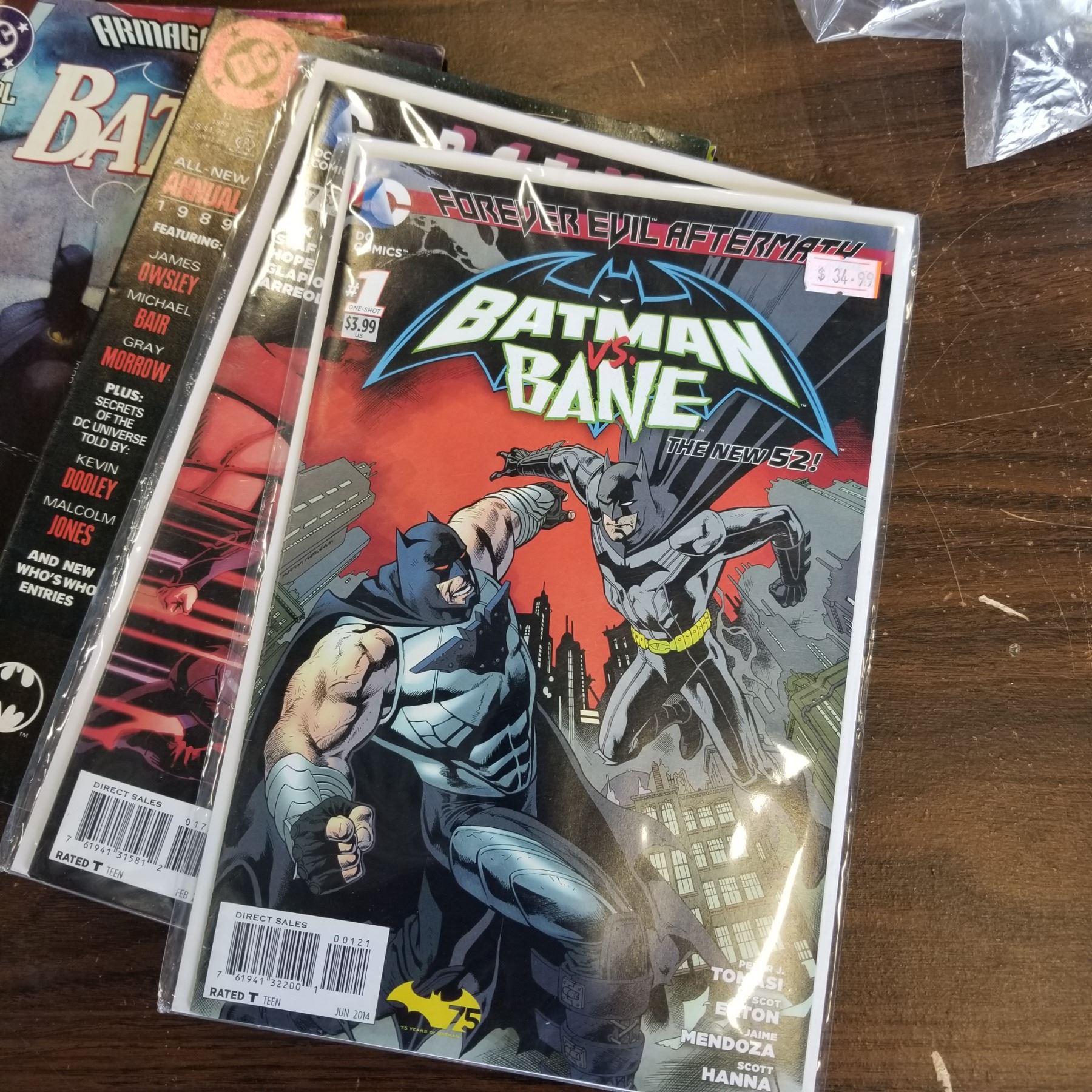 STACK OF BATMAN COMICS