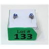 Image 2 : New 1 CT Tanzanite Sterling Silver Stud Earrings