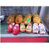 Image 1 : 5 Pairs of Dutch Wood Clogs - Kid's to Adult