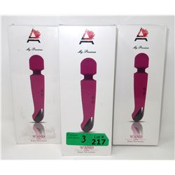 3 New Ammelee Cordless Vibrator/Massagers