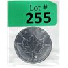 Image 1 : 1 Oz. 2019 Canada .9999 Silver Maple Leaf Coin