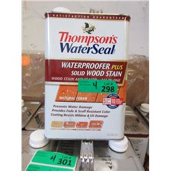 4 Gallons of Thompsons Water Seal Wood Stain