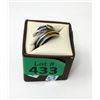 Image 2 : Sterling Silver Navajo Feather Ring - Size 10