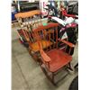 Image 1 : 2 Wood Rocking Chairs