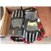 Image 1 : 4 Pairs of  Bob Dale Leather Safety Driller Gloves