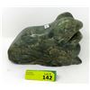 Image 1 : Large Hand Carved BC Jade Frog - 4" x 9" x 6"