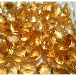 Bag of 5 GOLDEN CITRINES GEMSTONES that came out of Safe Box Assorted Carat Weights GEM Quality