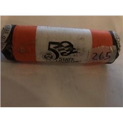 10 Dollar US Mint Roll Utah P State Quarters