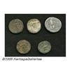Image 2 : Lot of five Roman Provincial tetradrachms, mostly
