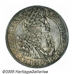 Austria. Leopold the Hogmouth Taler 1693, KM1303.