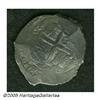 Image 2 : Bolivia. Carlos II 8 Reales 1681-V, KM26, deeply 