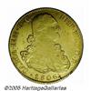 Image 1 : Bolivia. Carlos IV gold 8 Escudos 1806-PJ, KM81, 