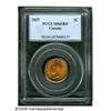 Image 1 : Canada. George VI Cent 1937, KM32, MS65 RD PCGS. 