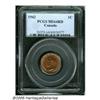 Image 1 : Canada. George VI Cent 1942, KM32, MS64 RD PCGS. 