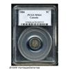 Image 3 : Canada. Victoria 5 Cents 1884, KM2, MS64 PCGS, de