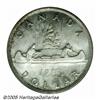 Image 2 : Canada. George VI Dollar 1947 Pointed 7, KM37, MS