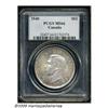 Image 1 : Canada. George VI Dollar 1949, KM47, MS66 PCGS, l