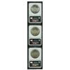 Image 2 : Canada. Silver Dollar Trio, 1935 MS62 NGC, toning