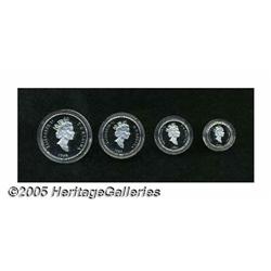 Canada. Elizabeth II platinum Proof Set 1996, KM-