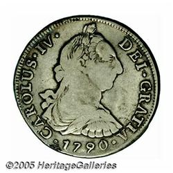 Chile. Carlos IV 8 Reales 1790-DA, KM39, bust of 