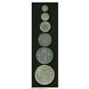 Image 2 : Chile. Carlos IIII Silver Denomination Set, six t