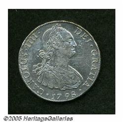 Chile. Carlos IIII 8 Reales 1798-DA, KM51, XF, cl