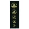 Image 2 : China. People's Republic 1986 5-piece Gold Panda 