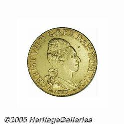 Denmark. Christian VII gold Christian d'Or 1775, 