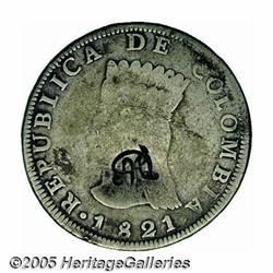 Ecuador. Republic. MDQ Counterstamp (1831), KM10,