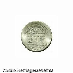 Egypt. Sultan Fuad 2 Piastres 1920H, KM325, MS64 