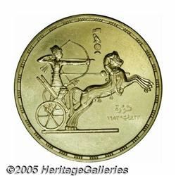Egypt. United Arab Republic gold 5 Pounds 1957, K