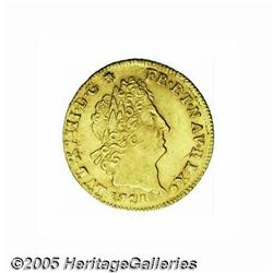 France. Louis XIV gold Louis d'Or 1701-W, KM302.2