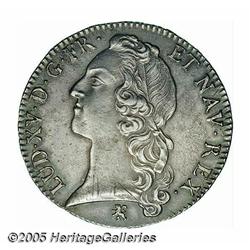 France. Louis XV Ecu 1759-9 (Rennes), KM512.27, h