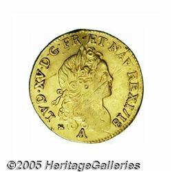 France. Louis XV gold Louis d'Or 1718-A, KM438.1,