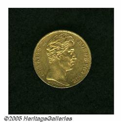 France. Charles X gold 20 Francs 1827-A, KM726.1,
