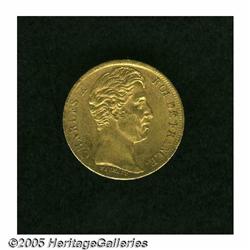 France. Charles X gold 20 Francs 1828-A, KM726.1,