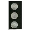 Image 2 : German States. Weimar Republic. 3-mark trio inclu