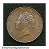 Image 1 : Great Britain. George IV Halfpenny 1826, Laureate