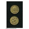 Image 1 : Great Britain. Gold Love Token pair including: 19