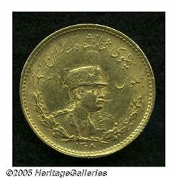 Iran. Reza Shah Pahlavi gold 2 Pahlavi 1308SH (19