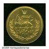 Image 2 : Iran. Muhammad Shah gold 2 1/2 Pahlavi 2537MS (19