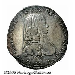 Italian States. Milan. Charles II Filippo 1666, D