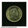 Image 1 : Jordan. King Hussein gold 50 Dinars 1977, KM34, b