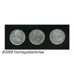 Peru. Carlos III 8 Reales - Three Pieces, KM78, 1