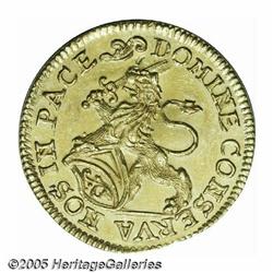 Switzerland. Zurich. Gold Ducat 1680, KM105.1, Fr