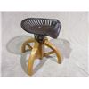 Image 1 : Marked Walter A Wood Tractor Seat Stool- Cast Iron- 24.5" Base X 22" H