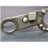 Image 2 : Unmarked Silver Inlaid Bit- Santa Barbara Cheek Spade Mouth- Slobber Bar- Rein Chain Swivels